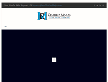 Tablet Screenshot of iamcharlesmajor.com